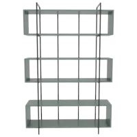 Etajeră Trendy Bruti 180 x 120 x 30 cm / PAL / Black