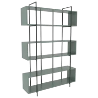 Стеллаж Trendy Bruti 180 x 120 x 30см cm / ЛДСП / Black photo 5