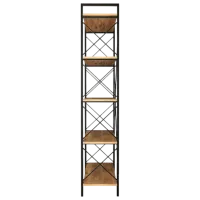 Стеллаж Trendy Nero Elit 180 x 90 x 34см cm / ЛДСП / Black photo 3