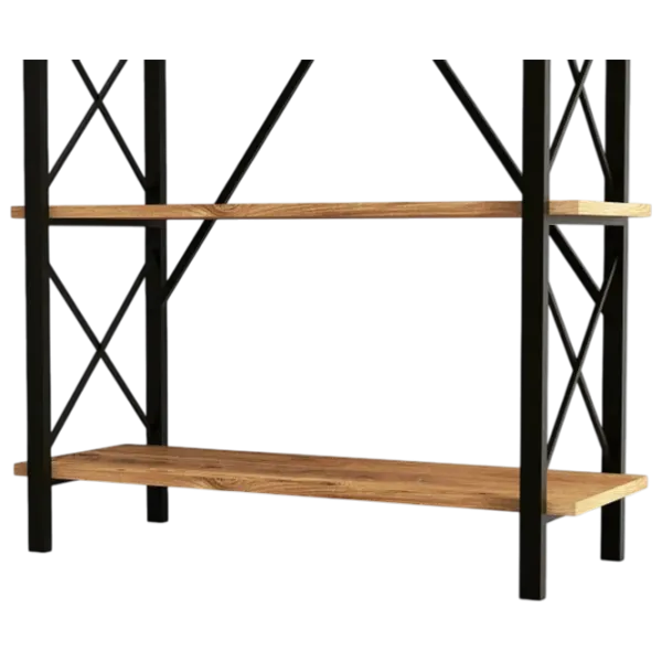 Etajeră Trendy Nero Elit 180 x 90 x 34 cm / PAL / Black photo 5