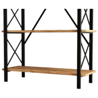 Стеллаж Trendy Nero Elit 180 x 90 x 34см cm / ЛДСП / Black photo 5