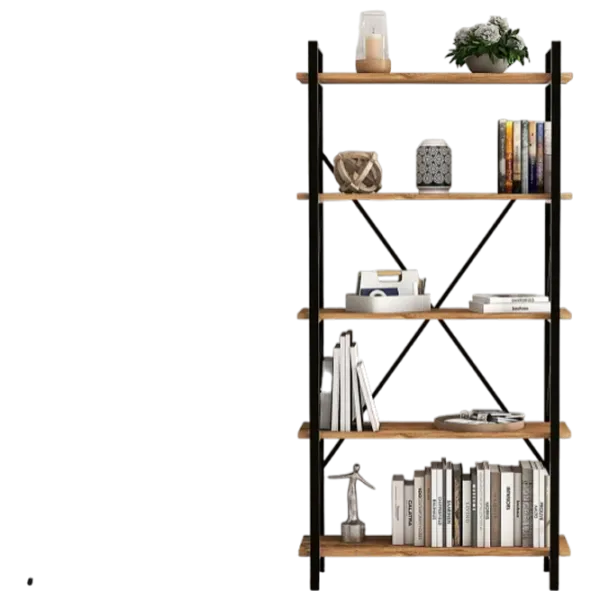 Etajeră Trendy Nero Elit 180 x 90 x 34 cm / PAL / Black photo 7