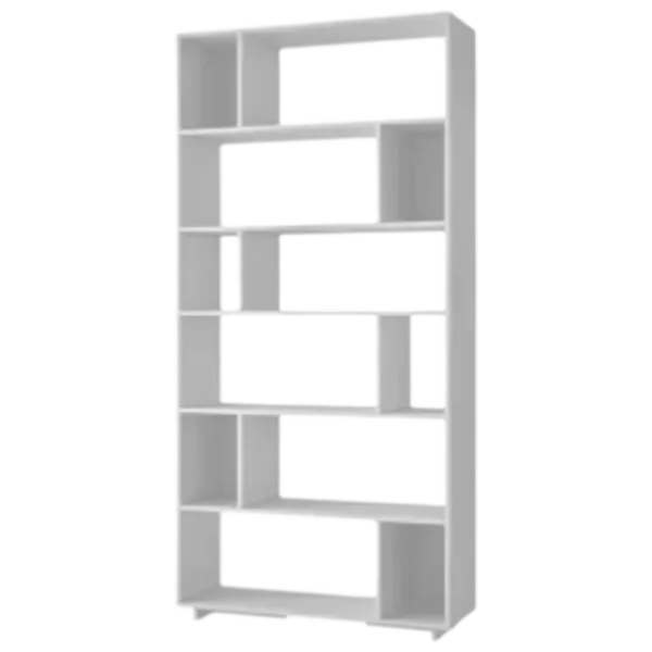 Etajeră Trendy Form 189 x 90 x 25 cm / PAL / White photo 1