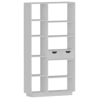 Etajeră Trendy Luma 189 x 80 x 25 cm / PAL / White