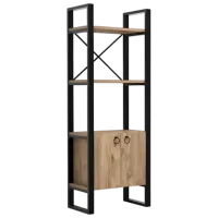 Стеллаж Trendy Milano 160 x 64 x 32см cm / ЛДСП / Black