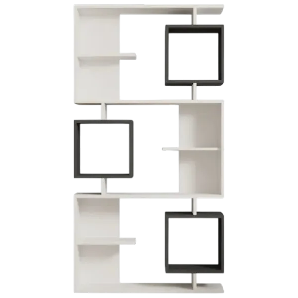Etajeră Trendy Icardi 172 x 90 x 25 cm / PAL / Anthracite photo 1
