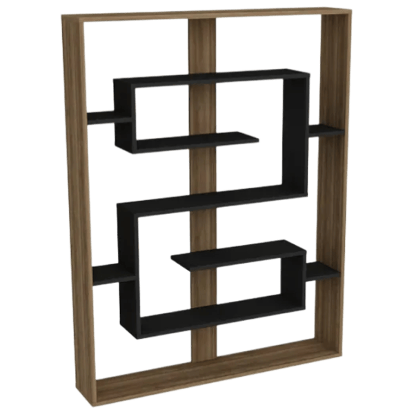 Etajeră Trendy Esteban 156 x 120 x 22 cm / PAL / Walnut photo 1