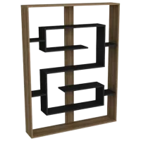 Etajeră Trendy Esteban 156 x 120 x 22 cm / PAL / Walnut