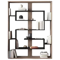 Etajeră Trendy Esteban 156 x 120 x 22 cm / PAL / Walnut photo 2