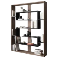 Etajeră Trendy Esteban 156 x 120 x 22 cm / PAL / Walnut photo 3