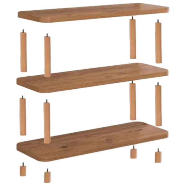 Etajeră Trendy Step 75 x 80 x 28 cm / PAL / Pine photo 2