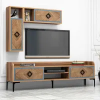 Комплекты ТВ-зона Trendy Samba 34.6 см x 60 см x 105 см / Коричневый photo 3