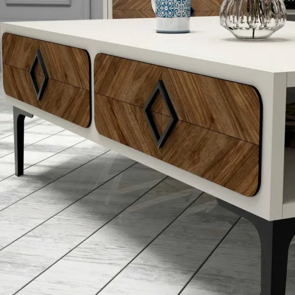 Комплекты ТВ-зона Trendy Samba 34.6 см x 60 см x 105 см / Кремовый photo 6