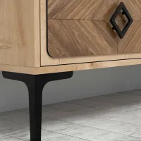 Комплекты ТВ-зона Trendy Samba 34.6 см x 60 см x 105 см / Дуб Сонома photo 5