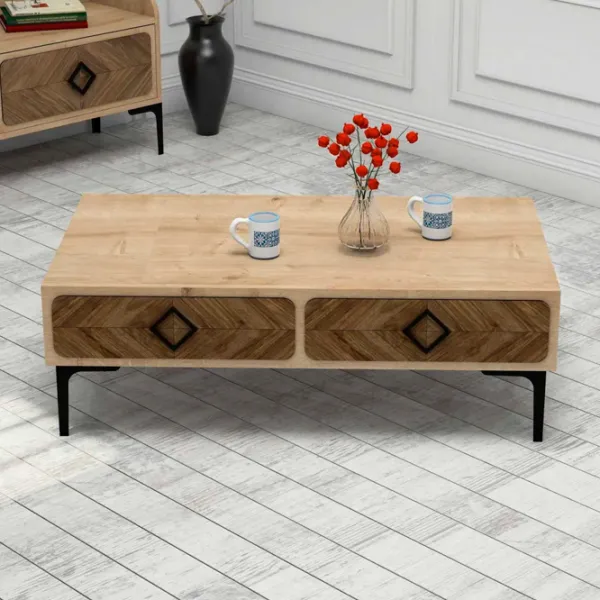 Комплекты ТВ-зона Trendy Samba 34.6 см x 60 см x 105 см / Дуб Сонома photo 6