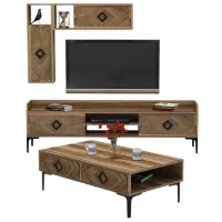 Комплекты ТВ-зона Trendy Samba 34.6 см x 60 см x 105 см / Коричневый