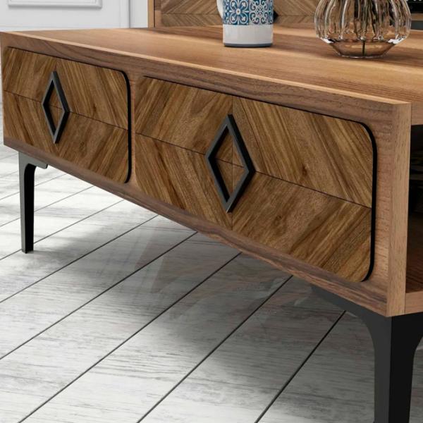Комплекты ТВ-зона Trendy Samba 34.6 см x 60 см x 105 см / Коричневый photo 7