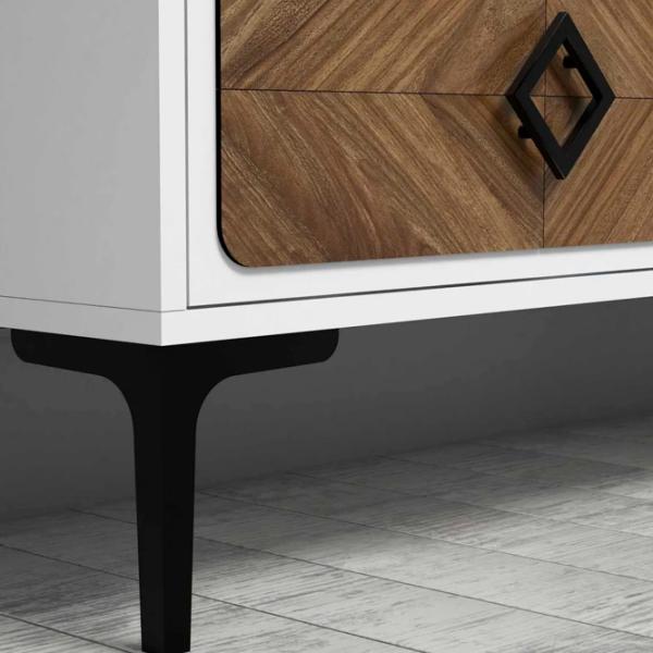 Комплекты ТВ-зона Trendy Samba 34.6 см x 60 см x 105 см / Белый photo 6