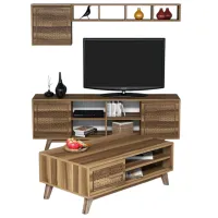 Комплекты ТВ-зона Trendy Ayla 44.2 см x 25 cм x 115.8 см / Коричневый