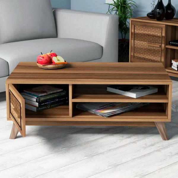 Комплекты ТВ-зона Trendy Ayla 44.2 см x 25 cм x 115.8 см / Коричневый photo 5