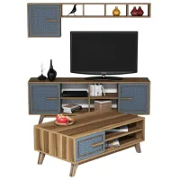 Комплекты ТВ-зона Trendy Ayla 44.2 см x 25 cм x 115.8 см / Коричневый