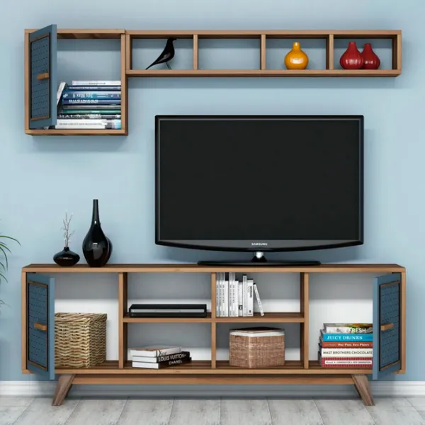 Комплекты ТВ-зона Trendy Ayla 44.2 см x 25 cм x 115.8 см / Коричневый photo 4