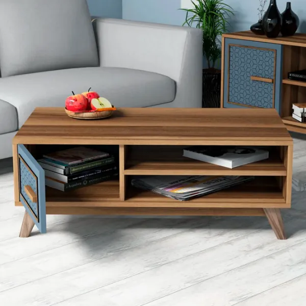 Комплекты ТВ-зона Trendy Ayla 44.2 см x 25 cм x 115.8 см / Коричневый photo 5