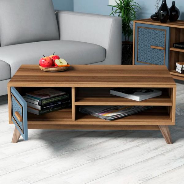 Комплекты ТВ-зона Trendy Ayla 44.2 см x 25 cм x 115.8 см / Коричневый photo 5