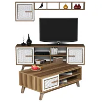 Комплекты ТВ-зона Trendy Ayla 44.2 см x 25 cм x 115.8 см / Коричневый