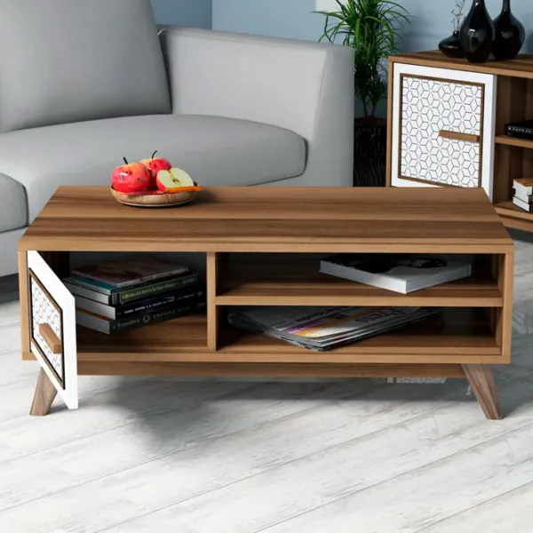 Комплекты ТВ-зона Trendy Ayla 44.2 см x 25 cм x 115.8 см / Коричневый photo 4