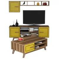 Комплекты ТВ-зона Trendy Ayla 44.2 см x 25 cм x 115.8 см / Коричневый