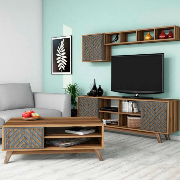 Комплекты ТВ-зона Trendy Inci 44.2 см x 25 cм x 115.8 см / Коричневый photo 2