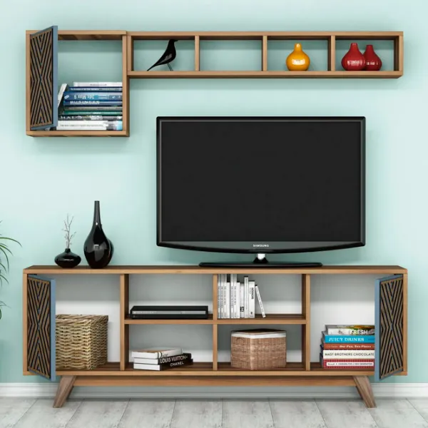 Комплекты ТВ-зона Trendy Inci 44.2 см x 25 cм x 115.8 см / Коричневый photo 4