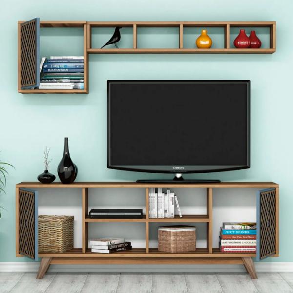Комплекты ТВ-зона Trendy Inci 44.2 см x 25 cм x 115.8 см / Коричневый photo 4