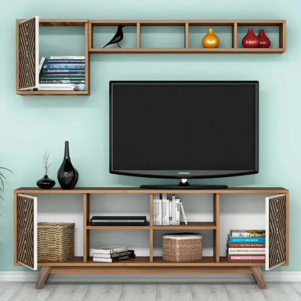 Комплекты ТВ-зона Trendy Inci 44.2 см x 25 cм x 115.8 см / Коричневый photo 4