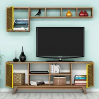 Seturi zona TV Trendy Inci 44.2 cm x 25 cm x 115.8 cm / Brown photo 4