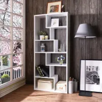 Стеллаж Trendy Serra 184 x 90 x 30см cm / ЛДСП / White photo 2