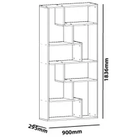 Стеллаж Trendy Serra 184 x 90 x 30см cm / ЛДСП / White photo 3