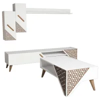 Комплекты ТВ-зона Trendy Beril 40 см x 37 см x 180 см / Белый