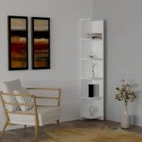 Etajeră Trendy Ravella 160 x 25 x 25 cm / PAL / White photo 5