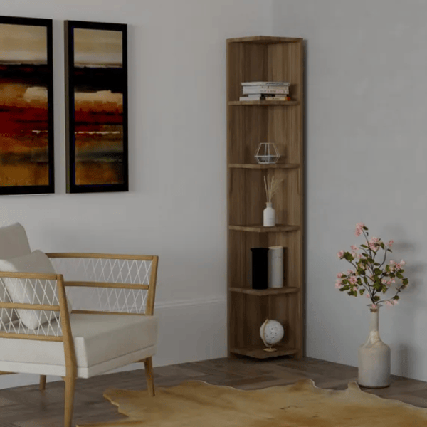 Etajeră Trendy Levanzo 160 x 25 x 25 cm / PAL / Walnut photo 3