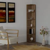 Etajeră Trendy Levanzo 160 x 25 x 25 cm / PAL / Walnut photo 3