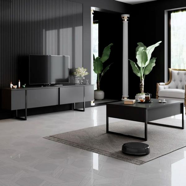 Комплекты ТВ-зона Trendy Luxe 47 см x 30 cм x 180 см / Черный photo 4