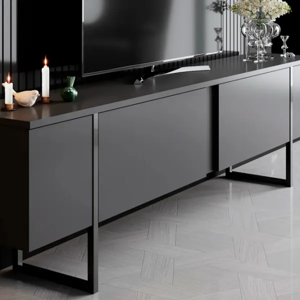Комплекты ТВ-зона Trendy Luxe 47 см x 30 cм x 180 см / Черный photo 8