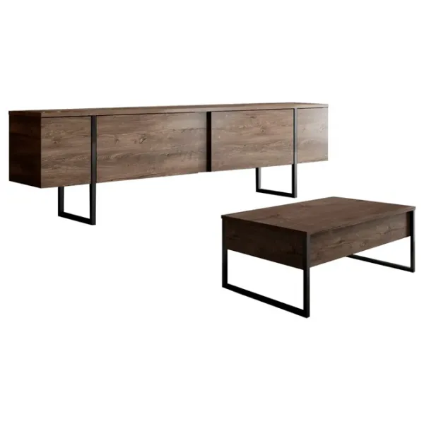 Комплекты ТВ-зона Trendy Luxe 47 см x 30 cм x 180 см / Коричневый photo 1