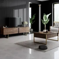 Комплекты ТВ-зона Trendy Luxe 47 см x 30 cм x 180 см / Коричневый photo 4