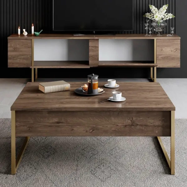 Комплекты ТВ-зона Trendy Luxe 47 см x 30 cм x 180 см / Коричневый photo 6