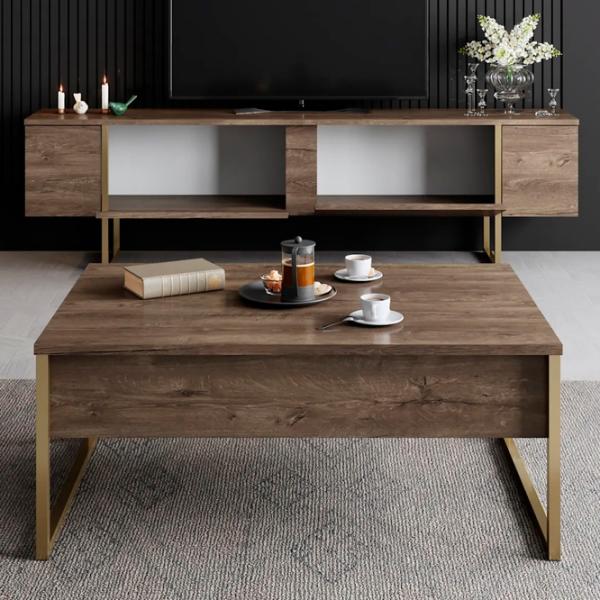 Комплекты ТВ-зона Trendy Luxe 47 см x 30 cм x 180 см / Коричневый photo 6