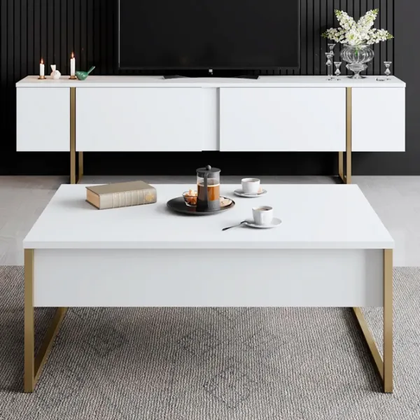 Комплекты ТВ-зона Trendy Luxe 47 см x 30 cм x 180 см / Белый photo 5