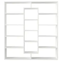 Etajeră Trendy Ample 135.7 x 125 x 22 cm / PAL / White